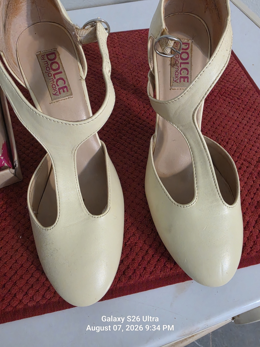 Mojo Moxy, Light Green T-Strap Heels